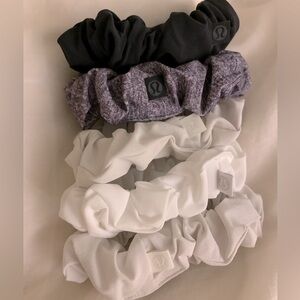 Lulu lemon scrunchies 5 pack!!